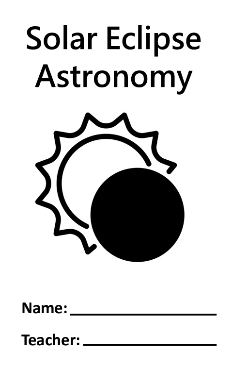 Cocer of the Solar Eclipse Astronomy booklet