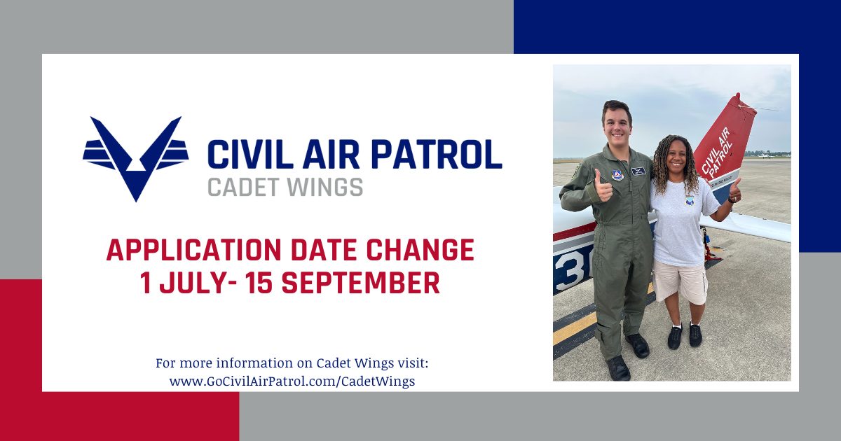 View post titled Cadet Wings Applications Open July 1!